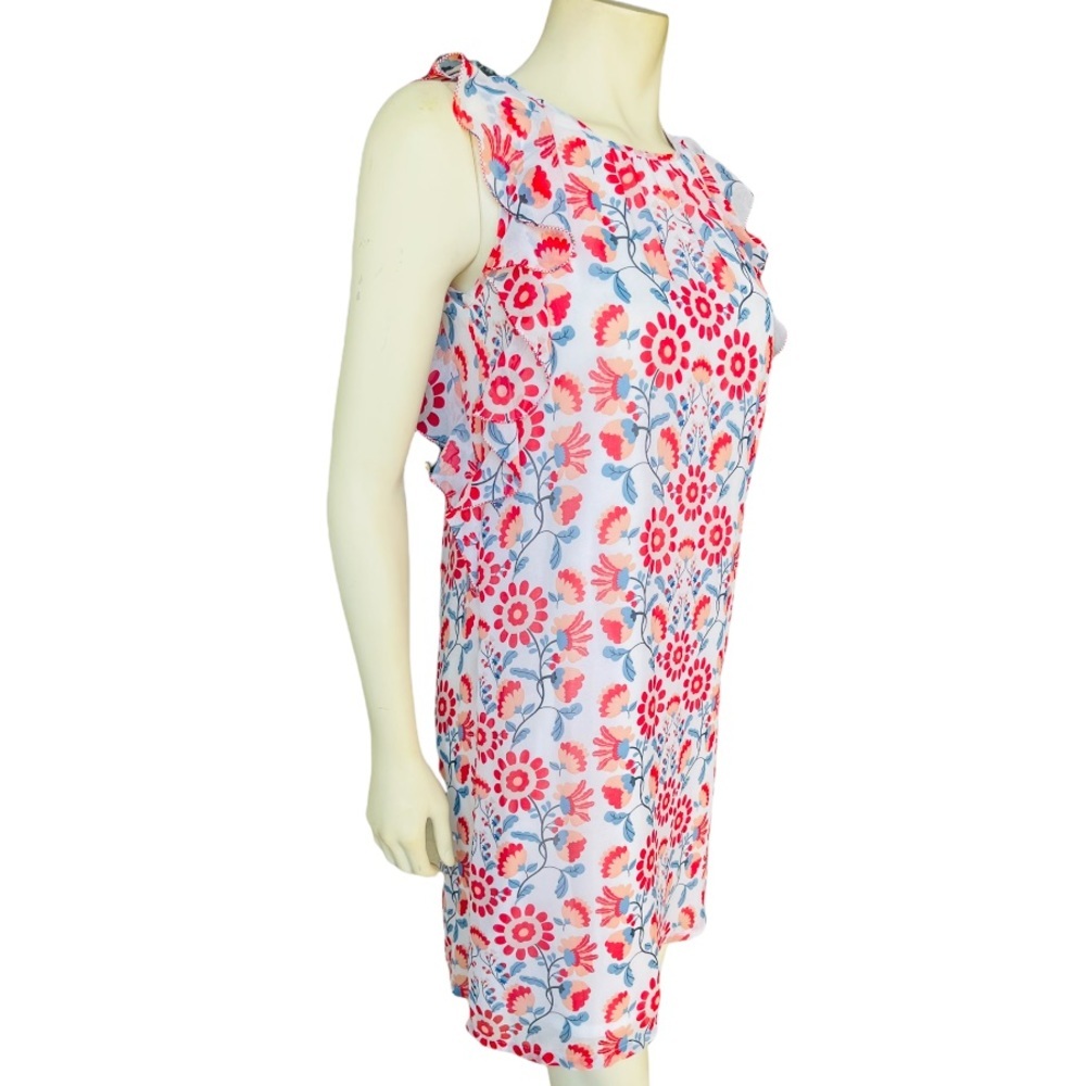 Jade Women’s Floral Ruffle Sleeve Chiffon Dress - Picture 6 of 9